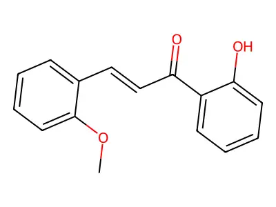 2-Hydroxy-2-methoxychalcone structure