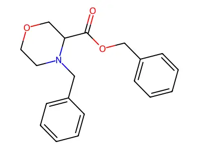 Benzyl 4-benzylmorpholine-3-carboxylate structure