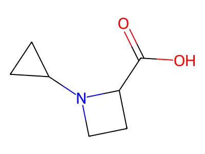 1-cyclopropylazetidine-2-carboxylic Acid structure