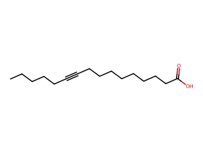 10-十六碳炔酸 structure