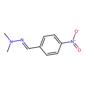 4-Nitrobenzaldehyde 2,2-dimethylhydrazone structure