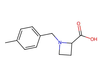 1-[(4-methylphenyl)methyl]azetidine-2-carboxylic Acid structure