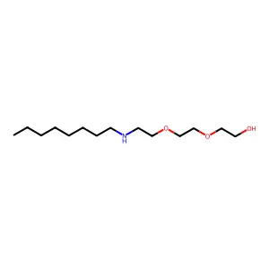 Triethylene glycol, amino, N-octyl structure