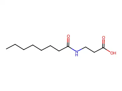 3-(Octanamido)propanoic acid structure