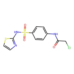 2-Chloro-N-{4-[(1,3-thiazol-2-yl)sulfamoyl]phenyl}acetamide structure