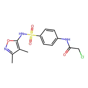 2-Chloro-N-(4-(N-(3,4-dimethylisoxazol-5-yl)sulfamoyl)phenyl)acetamide structure