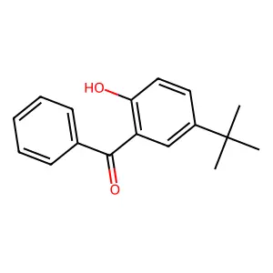 (5-Tert-butyl-2-hydroxyphenyl)(phenyl)methanone structure