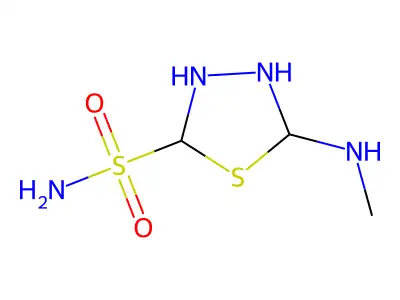 Benzene, 1,2,4-trimethyl-5-(3-methylbutyl)- structure