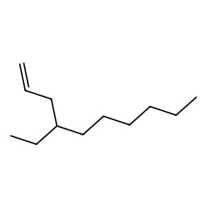 1-Decene, 4-ethyl structure