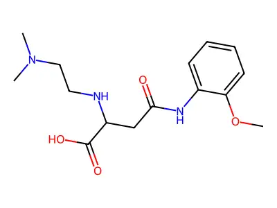 N2-(2-(Dimethylamino)ethyl)-N4-(2-methoxyphenyl)-L-asparagine structure