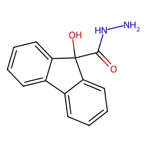 9-Hydroxy-fluorene-9-carboxylic acid hydrazide structure