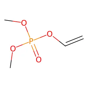 Dimethyl vinyl phosphate structure