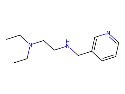 [2-(Diethylamino)ethyl][(pyridin-3-yl)methyl]amine structure