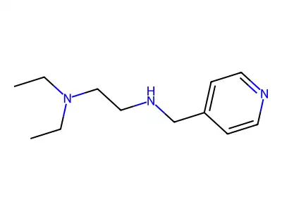 [2-(Diethylamino)ethyl][(pyridin-4-yl)methyl]amine structure