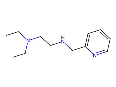 1,2-Ethanediamine, N,N-diethyl-N'-(2-pyridinylmethyl)- structure