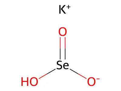 亚硒酸钾 structure