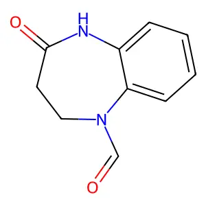 1H-1,5-Benzodiazepine-1-carboxaldehyde, 2,3,4,5-tetrahydro-4-oxo- structure