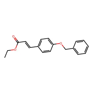 Ethyl 3-[4-(benzyloxy)phenyl]acrylate structure