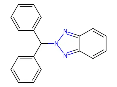 2-(Diphenylmethyl)-2H-1,2,3-benzotriazole structure