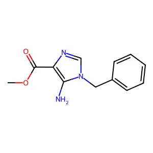 Methyl 5-amino-1-benzyl-1H-imidazole-4-carboxylate structure