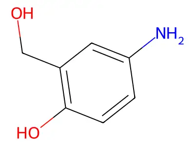 4-Amino-2-(hydroxymethyl)phenol structure