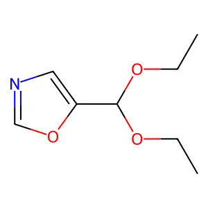 Oxazole, 5-(diethoxymethyl)- structure