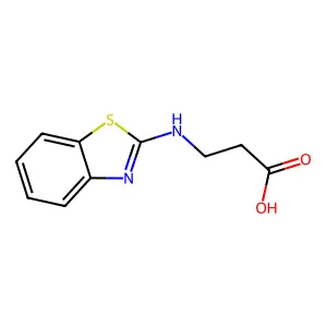 3-(Benzothiazol-2-ylamino)-propionic acid structure