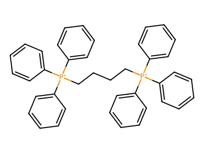Phosphonium, 1,4-butanediylbis[triphenyl- structure