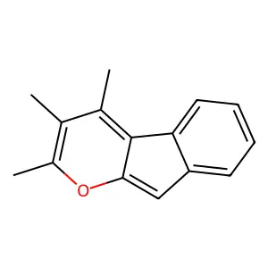 4,5,6-Trimethyl-2,3-benzoxalene structure