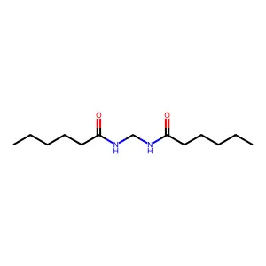 Bis(hexanamido)methane structure