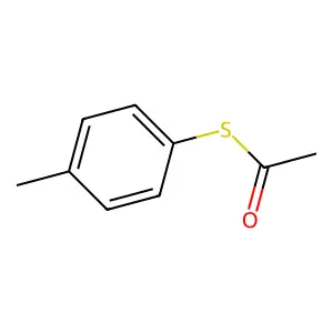 S-(4-Methylphenyl) ethanethioate structure