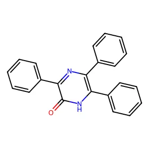 2-Hydroxy-3,5,6-triphenyl-pyrazine structure