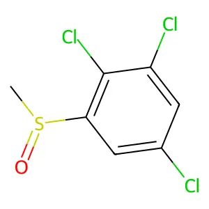 1,2,5-Trichloro-3-(methylsulfinyl)benzene structure