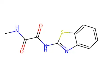 N~1~-(1,3-Benzothiazol-2-yl)-N~2~-methylethanediamide structure