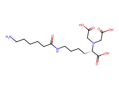 6-(6-Aminohexanoylamino)-2-[bis(carboxymethyl)amino]hexanoic acid structure