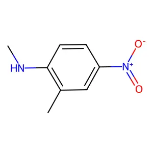 N,2-二甲基-4-硝基苯胺 structure