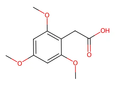 2,4,6-Trimethoxyphenylacetic acid structure