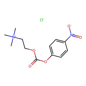 4-nitrophenyl N-trimethylammonioethyl carbonate structure