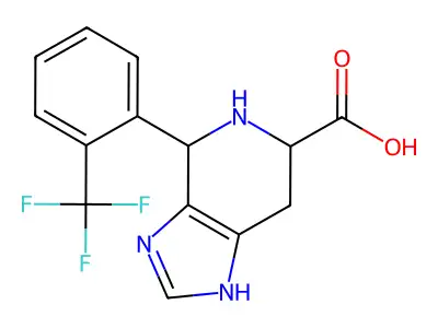4-[2-(Trifluoromethyl)phenyl]-3H,4H,5H,6H,7H-imidazo[4,5-c]pyridine-6-carboxylic acid structure