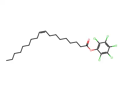 (2,3,4,5,6-Pentachlorophenyl) octadec-9-enoate structure
