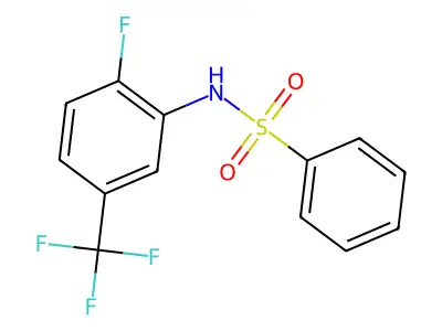 N-(4-bromo-2-methylphenyl)benzenesulfonamide structure