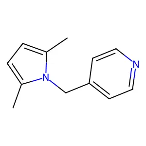 4-((2,5-Dimethyl-1H-pyrrol-1-yl)methyl)pyridine structure