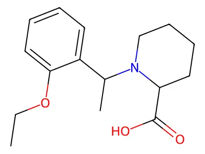 1-[1-(2-ethoxyphenyl)ethyl]piperidine-2-carboxylic Acid structure