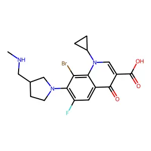 Quinolone der. structure
