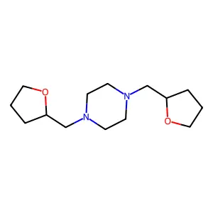 Piperazine, 1,4-bis[(tetrahydro-2-furanyl)methyl]- structure