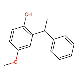 4-Methoxy-2-(1-phenylethyl)phenol structure