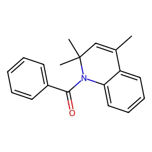 Quinoline, 1-benzoyl-1,2-dihydro-2,2,4-trimethyl- structure