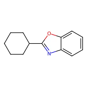 Benzoxazole, 2-cyclohexyl- structure