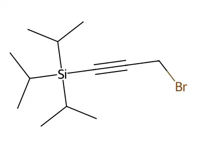 3-Bromo-1-(triisopropylsilyl)-1-propyne structure