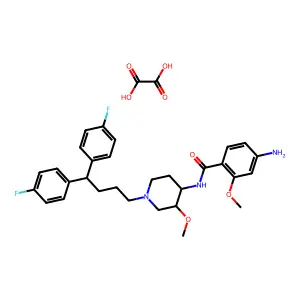 2-phenylcyclohexyl N,N-diethylaminoethyl ether structure